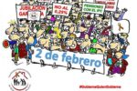 La Confederación Intersindical se suma a las movilizaciones convocadas por la Coordinadora Estatal en defensa del sistema público de pensiones del próximo sábado 2 de febrero de 2019.