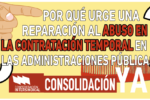 Díptico | Abuso de temporalidad en las administraciones públicas