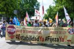 Miles de empleadas y empleados públicos en fraude de ley se manifiestan en Madrid reivindicando #FijezaYa, y acabar con el abuso de temporalidad