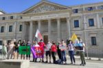 Confederación Intersindical, junto a los sindicatos alternativos, se concentraron contra el RDL de medidas para la reducción de la temporalidad en el empleo público.
