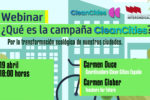 Área de Medio ambiente | Webinar ¿Qué es CleanCities? (video completo)