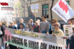 La CI en la concentración organizada por los colectivos de solidaridad con la causa palestina