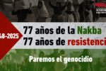 77º aniversario de la Nakba