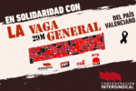 La Confederación Intersindical ante la convocatoria de Huelga General en Valencia