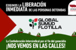 La Confederación Intersindical denuncia la intercepción de la Global Sumud Flotilla por parte de Israel y exige la liberación inmediata de las personas detenidas