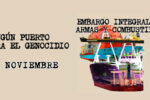 La Confederación Intersindical apoya y participa en las movilizaciones por el boicot al tránsito de barcos con destino a Israel