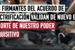 LOS FIRMANTES DEL ACUERDO DE ELECTRIFICACIÓN VALIDAN DE NUEVO EL RECORTE DE NUESTRO PODER ADQUISITIVO